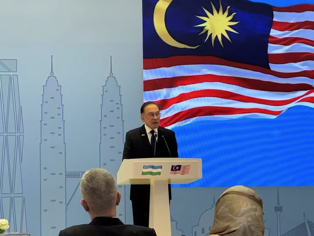 Figure 4: Prime Minister Anwar Ibrahim of Malaysia delivering a speech