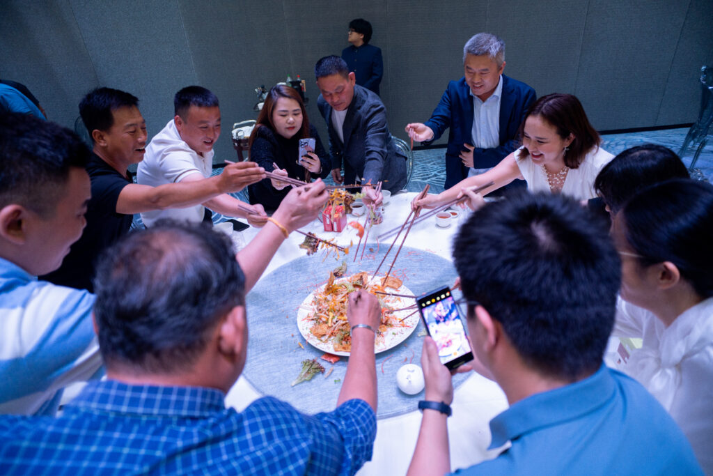 Figure 6: Traditional Lo Hei Ceremony