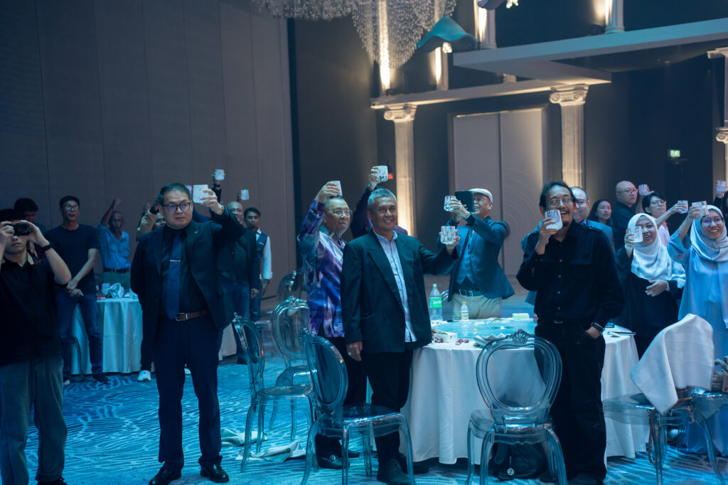 Figure 19: All employees and their families raising a toast together